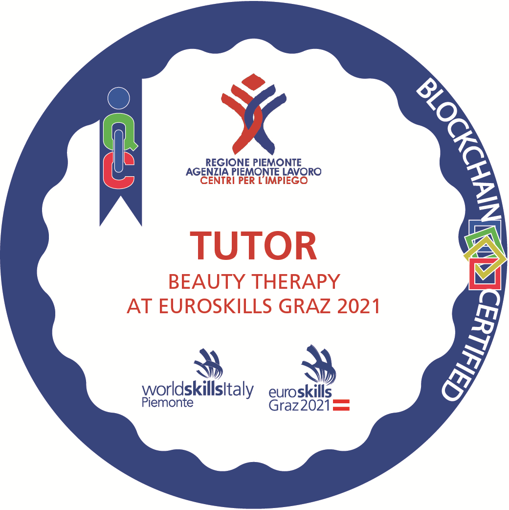 Tutor Beauty Therapy WorldSkills Piemonte at EuroSkills Graz (Austria) 2021